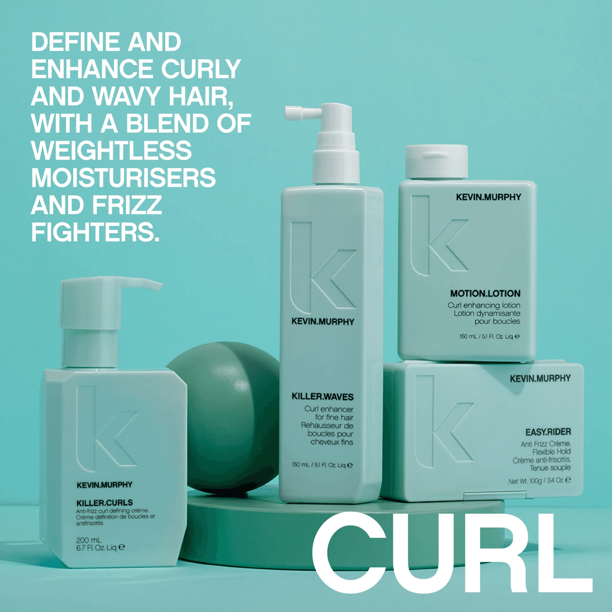 Kevin Murphy Curl producten voor krullen en golvend haar